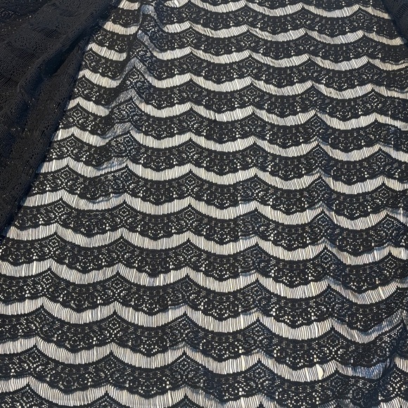 Kenneth Cole Reaction Black Open-Front Cardigan - Picture 8 of 10